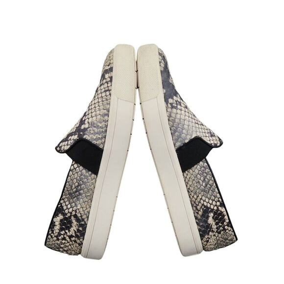 Vince Shoes Womens 9.5 Sneakers Slip On Fashion Lifestyle Leather Snake Print - Picture 9 of 13